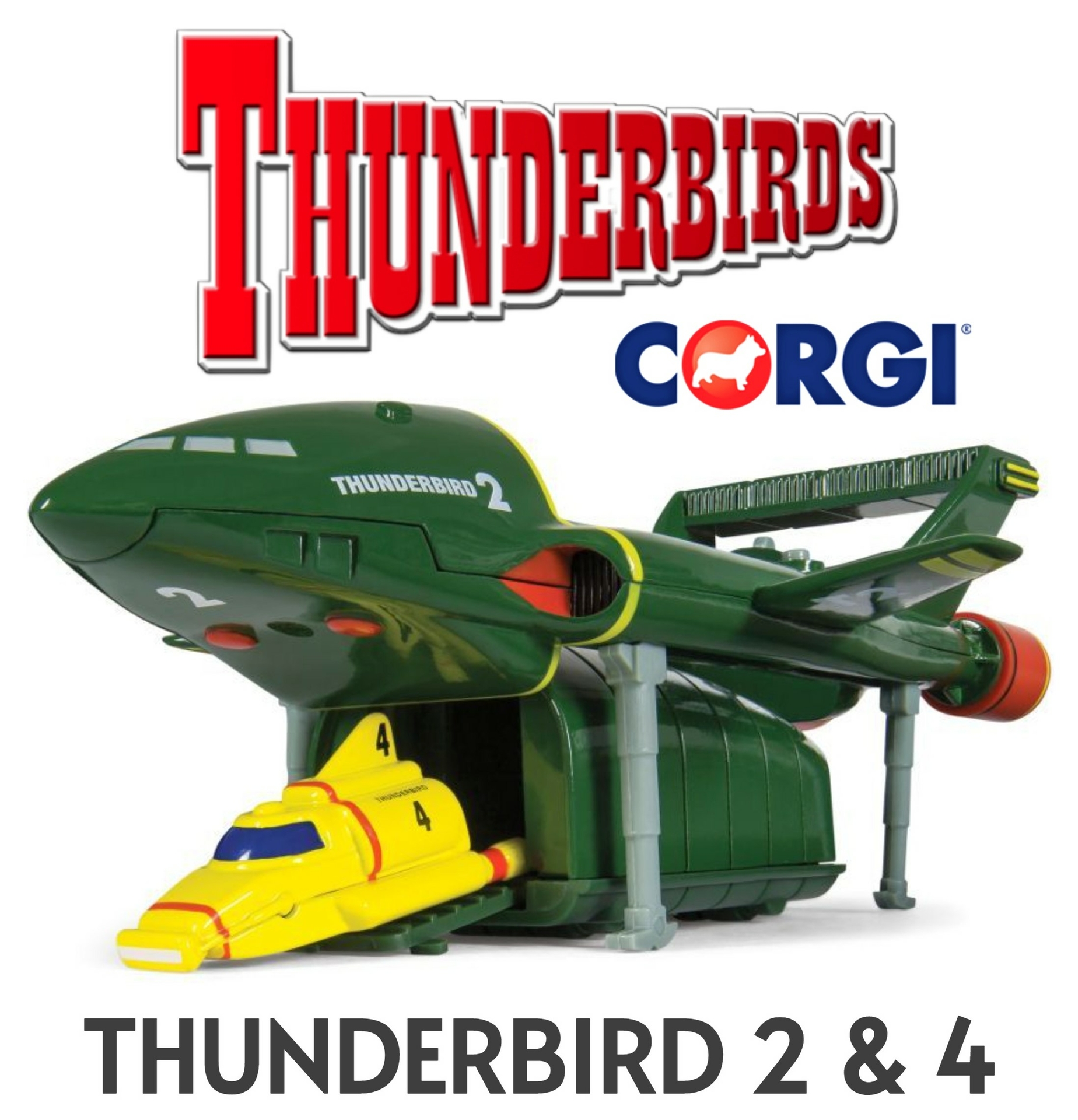 CC00803 Thunderbirds Thunderbird 2 and 4
