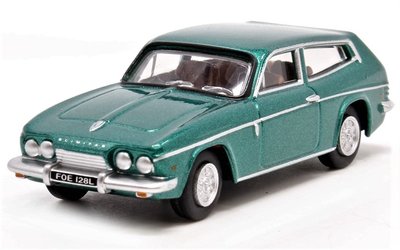 OXFORD DIECAST | RELIANT SCIMITAR 'TUDOR GREEN METALLIC' | 1:76