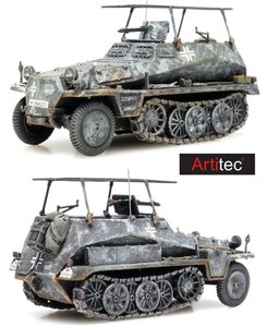 ARTITEC | Sd.Kfz. 250/3 WINTER GRAU (READY MADE) | 1:87