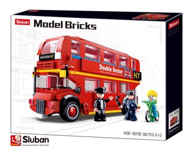 SLUBAN | LONDEN DUBBELDEKKER BUS | MODELBRICKS