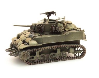 ARTITEC - M5A1 Hedgerow cutter, US / UK kant en klaar model - 1:87 