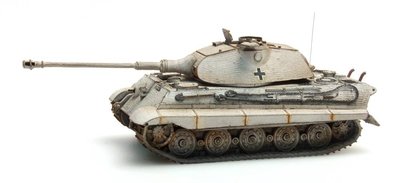 ARTITEC - Tiger II (Porsche) Zimmerit Winter kant en klaar model - 1:87 