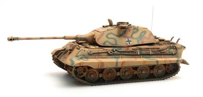 ARTITEC - Tiger II (Porsche) Camouflage kant en klaar model - 1:87 