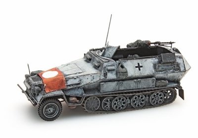 ARTITEC | Sd.Kfz 251/1B met vlag winter (READY-MADE) | 1:87 