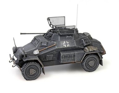 ARTITEC | Sd.Kfz 222 4-RAD GREY (READY-MADE) | 1:87 