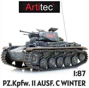 ARTITEC | PZ.KPFW. II AUSF. C WINTER (READY-MADE) | 1:87