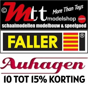 FALLER  AUHAGEN | ACTIE 10 TOT 15% KORTING OP MODELSPOORHUISJES | 1:87