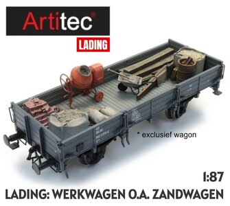 ARTITEC | CARGO WORK TROLLEY O.A. ZANDWAGEN (READY-MADE) | 1:87