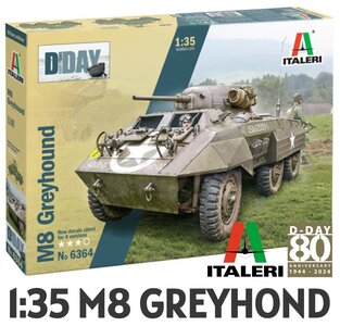 ITALERI | M8 GREYHOND (PLASTIC MODELBOUWDOOS) | 1:35