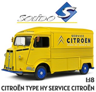 SOLIDO | CITROEN TYPE HY CITROEN SERVICE 1969 | 1:18