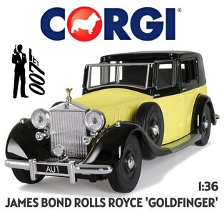 CORGI | JAMES BOND ROLLS ROYCE 'GOLDFINGER' | 1:36