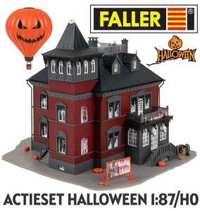 FALLER | ACTIESET HALLOWEEN (MET HETE LUCHTBALLON) | 1:87