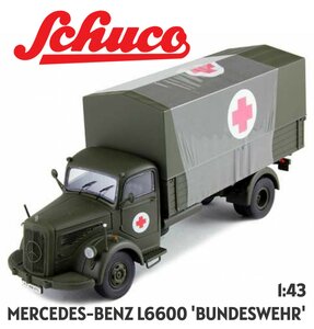 SCHUCO | MERCEDES-BENZ L6600 'BUNDESWEHR' ROTES KREUTZ | 1:43