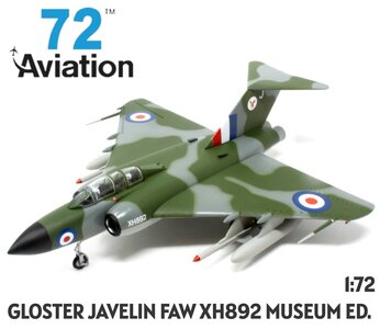 AVIATION 72 | GLOSTER JAVELIN FAW 9R XH892 NORFOLK AND SUFFOLK MUSEUM FLIXTON LIM. ED. | 1:72