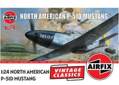 AIRFIX | NORTH AMERICAN P-51D MUSTANG (VINTAGE CLASSICS) | 1:24