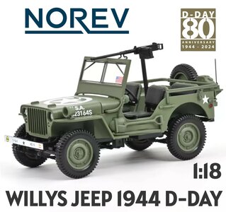 NOREV | WILLYS MILITAIRE JEEP D-DAY 1944 | 1:18