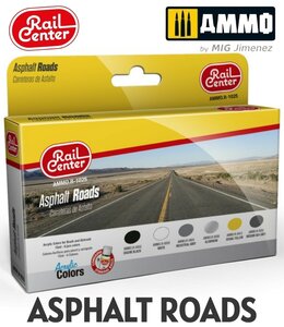 RAIL CENTER | ASPHALT ROAD 6 FLESJES | 15 ML