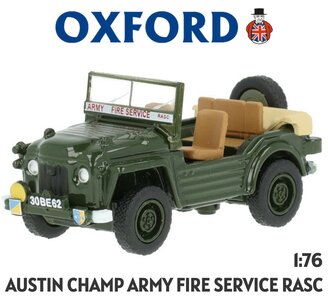 OXFORD | AUSTIN CHAMP RASC FIRE SERVICE | 1:76