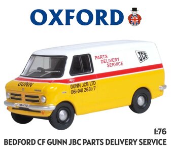 OXFORD | BEDFORD CF GUNN JCB | 1:76