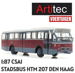 ARTITEC | STADSBUS CSA1 HTM 207 DEN HAAG (READY-MADE) | 1:87