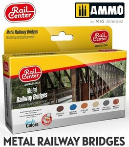 RAIL CENTER | METAL RAILWAY BRIDGES 6 FLESJES | 15 ML