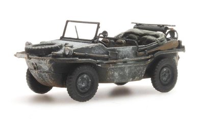 ARTITEC - Schwimmwagen VW 166 K2s Winteruitvoering ( kant en klaar model ) - 1:87