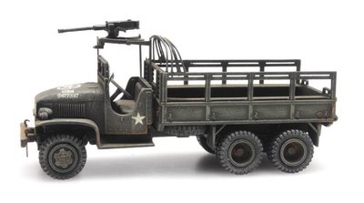 ARTITEC | GMC 353 OPEN CAB CARGO 1 MACHINE GUN (READY MADE) | 1:87