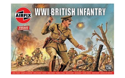 AIRFIX CLASSICS | WWI BRITISH INFANTERY (VINTAGE CLASSICS) | 1:76