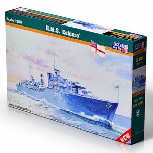 MISTERCRAFT | H.M.S. ESKIMO (PLASTIC MODELBOUWDOOS) | 1:600