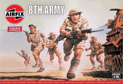 AIRFIX CLASSICS | WWII BRITISH 8TH ARMY (VINTAGE CLASSICS) | 1:76