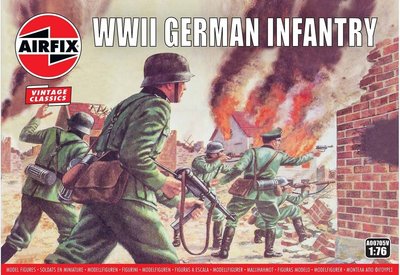 AIRFIX CLASSICS | WWII GERMAN INFANTRY (VINTAGE CLASSICS) | 1:76