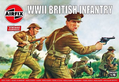 AIRFIX CLASSICS | BRITISH INFANTERY WWII (VINTAGE CLASSICS) | 1:76