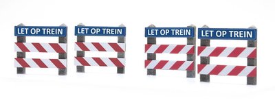 ARTITEC | OVERWEGHEKKEN "LET OP TREIN" (READY-MADE) | 1:87