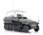 ARTITEC | M3A1 HALF-TRACK PERSONNEL CARRIER TRAIN LOAD (READY-MADE) | 1:87_