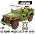 AMERICAN DIORAMA | WILLYS JEEP MB MILITARY POLICE US ARMY (DIRTY VERSION) 1944 | 1:18_