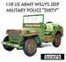 AMERICAN DIORAMA | WILLYS JEEP MB MILITARY POLICE US ARMY (DIRTY VERSION) 1944 | 1:18_