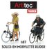 ARTITEC | SOLEX-EN MOBYLETTE RIJDER 2 FIGUREN 2 FIGUREN (READY-MADE) | 1:87_