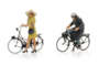 ARTITEC | SOLEX-EN MOBYLETTE RIJDER 2 FIGUREN 2 FIGUREN (READY-MADE) | 1:87_