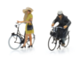 ARTITEC | SOLEX AND MOBYLETTE DRIVER 2 FIGURES 2 FIGUREN (READY-MADE) | 1:87_