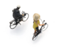 ARTITEC | SOLEX-EN MOBYLETTE RIJDER 2 FIGUREN 2 FIGUREN (READY-MADE) | 1:87_