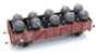 ARTITEC | LOAD OF SEA MINES FOR GOODS WAGON (READY-MADE) | 1:87_