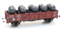 ARTITEC | LOAD OF SEA MINES FOR GOODS WAGON (READY-MADE) | 1:87_