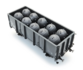 ARTITEC | LOAD OF SEA MINES FOR GOODS WAGON (READY-MADE) | 1:87_