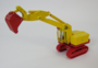 OXFORD | JCB 7 GRAAFMACHINE MET RUPSBANDEN | 1:76_