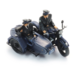 ARTITEC | RIJKSPOLITIE MOTOR MET ZIJSPAN + 2 FIGUREN (READY-MADE) | 1:87_