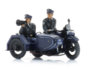 ARTITEC | RIJKSPOLITIE MOTOR MET ZIJSPAN + 2 FIGUREN (READY-MADE) | 1:87_