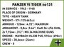 COBI | PANZER VI TIGER TANK NO 131 MET INTERIEUR 'HISTORICAL COLLECTION' | 1:28_