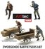 ARTITEC | ZWOEGENDE BAKFIETSERS FIGUREN 2 STUKS (READY-MADE) | 1:87_